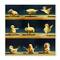 Stupell Industries Yoga Chicks Stretching Farm Animals Funny Exercise Painting,12" x 12"